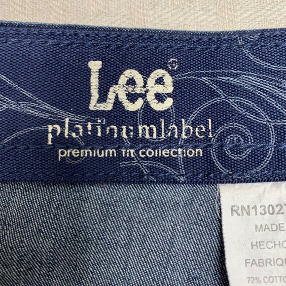 Lee Platinum Label Womens Size 16S Blue Capri Pants Denim Blend - Picture 3 of 12